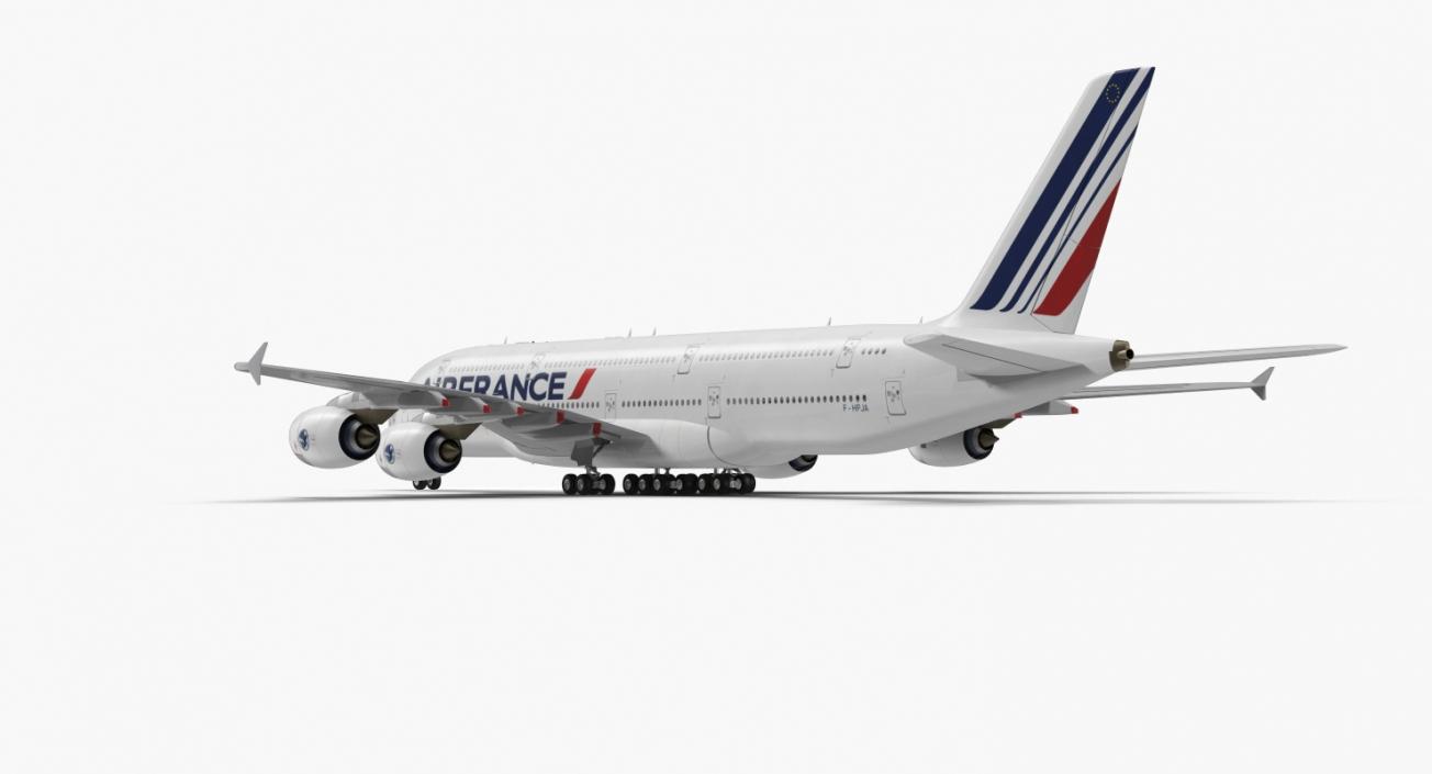 Airbus A380-1000 Air France 3D